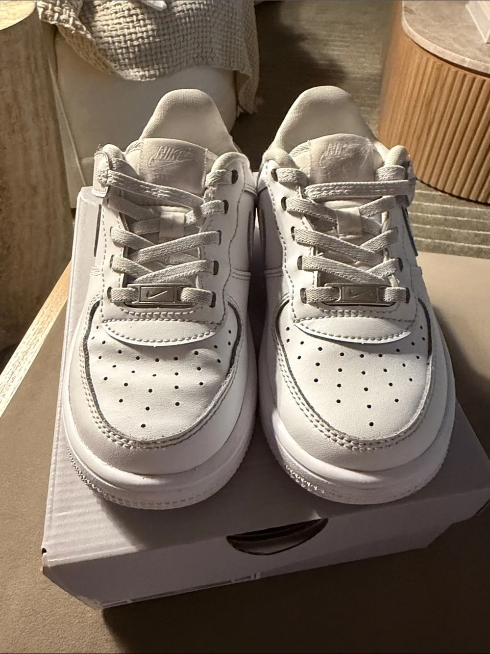 Nike Kids White Sneakers